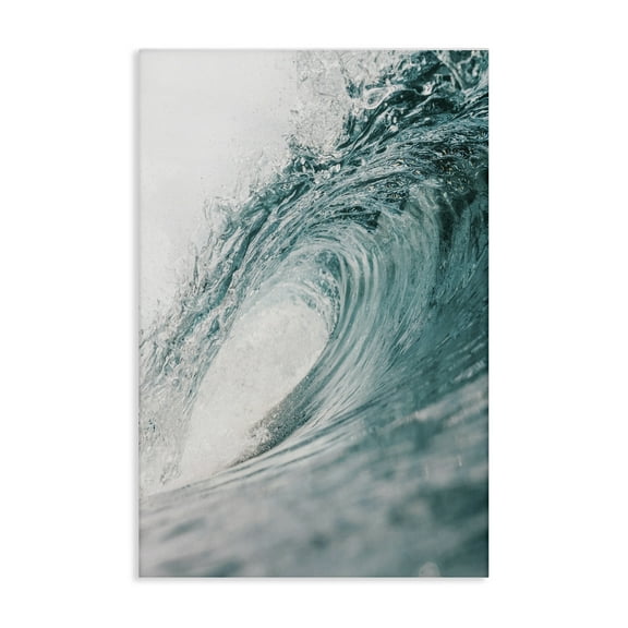 Stupell Industries Rolling Surf Waves Nautical & Beach Photography Wrapped Canvas Art Print Wall Art, 16 x 24