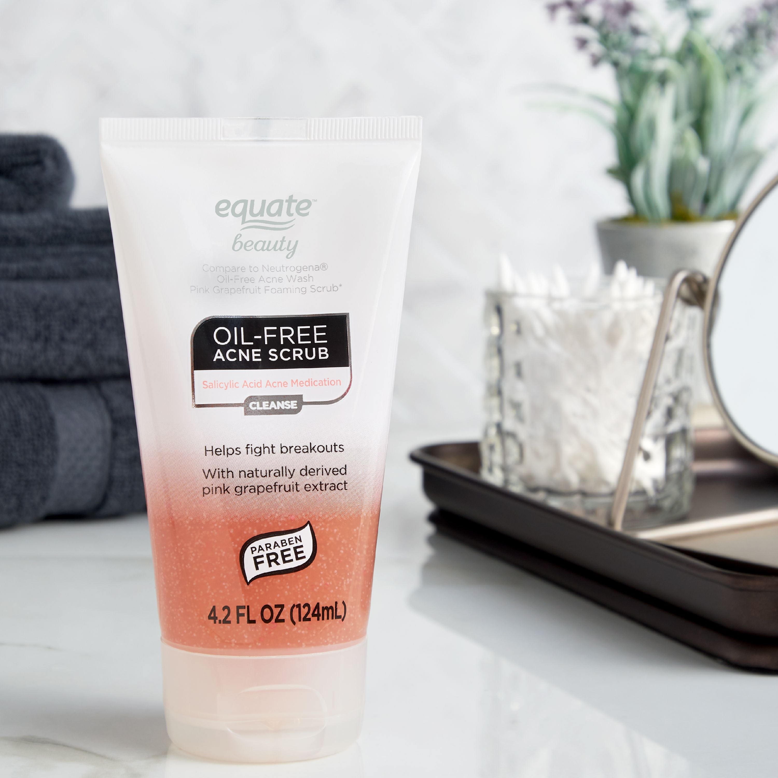 equate pink grapefruit face wash