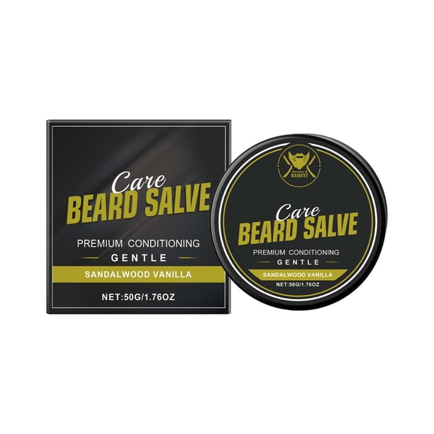 Fiudx Crema para Barba, Bálsamo Suavizante y Moldeador, Acético Hidratante y Nutritivo para Barba, Cuidado Suave y Confortable, Uso Diario, Apto para Todo Tipo de Piel, Envase de 50 G