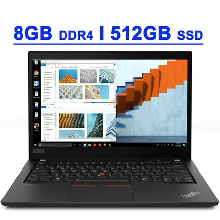 Lenovo ThinkPad T14 Gen 2 Premium Business Laptop 14” FHD IPS (400 nits) Display AMD 5000 Series Hexa-core Ryzen 5 Pro 5650U 8GB DDR4 512GB SSD Fingerprint Backlit USB-C HDMI WiFi6 Win10Pro