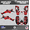 Red-shift, variant on Kalair GFX Graphics Kit for Honda ATV TRX400EX (1999-2004) Whiplash Series