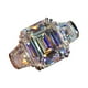 thumbnail image 2 of Moda princesa cuadrado diamante circón anillo amor compromiso anillo mujeres compromiso boda joyería regalo Wmkox8yii fajkfhkj2578, 2 of 9