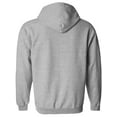 thumbnail image 2 of USMC Full-Zip Hooded Sweatshirt in Gray, 2 of 3