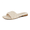 Stone, variant on Cushionaire Franca Woven Slide Sandals Women Dressy or Casual with Memory Foam | Comfortable Summer Shoes for Women | Lightweight Slip-On Flat Sandals | Wide Widths Available