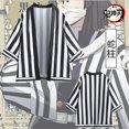 thumbnail image 1 of Porque regalo Demon Slayer Cloak Tanjiro Shinob Kyoujurou Zenitsu disfraz Halloween adulto chico porque chaquetas Kimetsu No Yaiba Kimono170-190cm Gao Jinjia LED, 1 of 2
