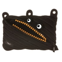 ZIPIT Grillz Monster Pencil Cases, Black, 9 x 59 x 078 in