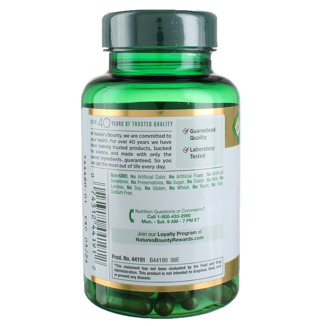 Nature's Bounty Saw Palmetto 450 mg Capsules 100 ea (Pack of 3)