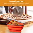 thumbnail image 4 of Pizza Pack - Contenedor de almacenamiento de rebanadas de pizza con 5 bandejas para servir (naranja) Ndcxsfigh Nuevos Originales, 4 of 8