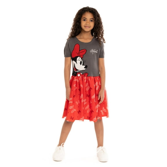 Minnie Mouse Girls Minnie Cosplay Dress, Sizes 4-12