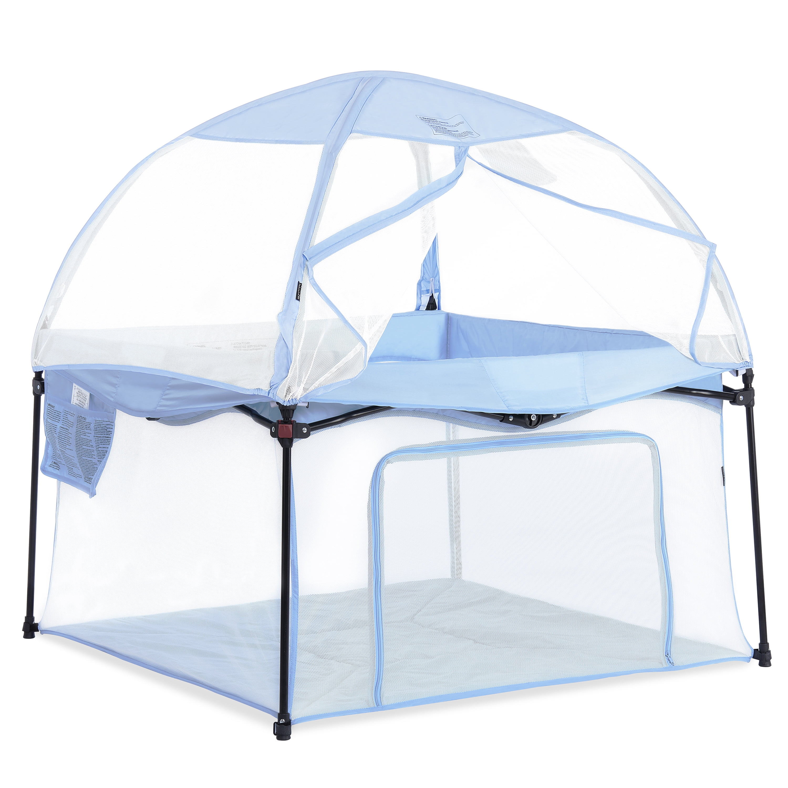 Dream on Me Canopy for Ziggy Playpen, Blue, Unisex