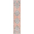 thumbnail image 1 of Unique Loom Parker Medallion Vintage Border Rug 2' 7 x 12' Runner Pink/Ivory, 1 of 2