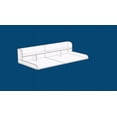 thumbnail image 4 of 2-Tier Washer Dryer Countertop, Laundry Wood Shelf Topper with Edge, Universal Fit, Suitable for Washer and Dryer Laundry Hamper Counter Storage (Oak), 4 of 8