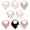 Butterfly, variant on Parker Baby Bandana Drool Bibs 8 Pack Baby Bibs for Boys, Girls, Unisex - "Arctic Set"