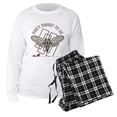 thumbnail image 5 of CafePress - Cicadas Don't Forget To Be Awesome Cicada Insects - Women's Long Sleeve Relaxed Fit Cotton Light Pajama Set, 5 of 7
