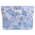 thumbnail image 1 of Bolsa de maquillaje STARDW Aesthetic Floral para mujeres y niñas de lona, 1 of 6