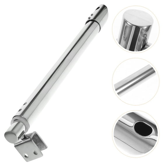 PTOOTP 304 Stainless Steel Shower Glass Bracket, Frameless Door Support Hardware, and Rust-Resistant