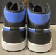 thumbnail image 5 of Ni - ke Air Jordan 1 Mid White Black Racer Blue 554724-140 Men’s Size 9.5, 5 of 5