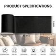 thumbnail image 2 of Leather Repair Patch, 4 × 63 inches Self Adhesive Leather Repair Tape Kit for Furniture, Couch, Sofa, Office, Car Seats, Car Interior,Vinyl Repair Kit (Black-Fine Grain), 2 of 7