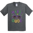 thumbnail image 3 of Inktastic Mardi Gras Dude Youth T-Shirt, 3 of 5