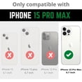 thumbnail image 2 of for iPhone 15 Pro Max Case, 6.6ft Drop Protection, Full Body Screen Camera Protective Phone Case,Cherry Pink, 2 of 11