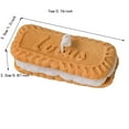 thumbnail image 3 of ASEIDFNSA Biscuits Shaped Candle Beige Soy Scented Candle Cute Handmade Decorative Candle with Creative Designs for Birthday Aromatherapy Candles for Boys Girls Kids Party Supplies Gifts, 3 of 5