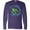 Purple, variant on Inktastic Skip a Straw Save a Turtle with Cute Green Sea Turtle Long Sleeve T-Shirt