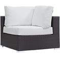thumbnail image 6 of Modway Convene 8 Piece Outdoor Patio Sectional Set in Espresso White, 6 of 11