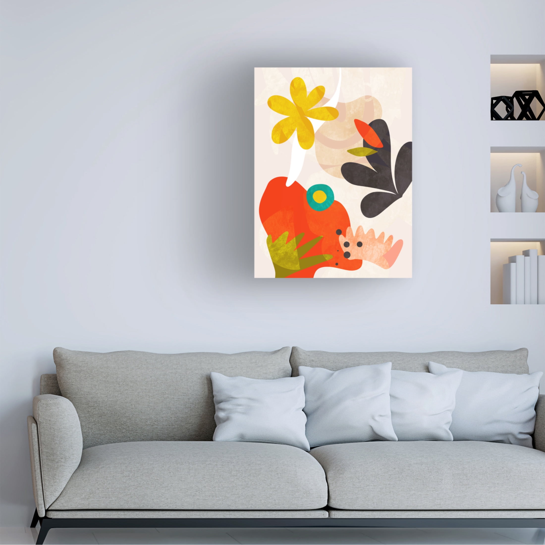 Trademark Fine Art Ana Rut Bre Cutouts Bauhaus Canvas Wall Art