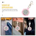 thumbnail image 4 of Miangastore Buckle Design Pocket Watch for Nurses Made of Silicone Pink Color with Keychain Lightweight and Precise 2.5 Inch, 4 of 9