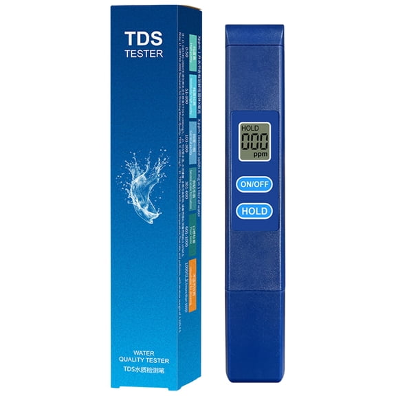Tds Water Tester for Drinking Water, Digital Water Quality Meter, Total Dissolved Solids Tester for Aquariums Pools Drinking Water, Used for Water Quality Testing