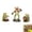 A, variant on 3pcs Lovely Choir Style Frog Resin Ornaments, Perfectly Matched with Outdoor Garden Flower Pots, Exquisite Potted Bonsai Decor Figurines for Balcony Courtyard and Home Greenery Scene Layout, B