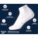 thumbnail image 3 of Reebok Pack de 6 pares de calcetines de mujer corte quarter con control de humedad, 3 of 7