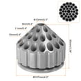 thumbnail image 2 of Porta Barrenas Giratorio Unique Bargains 35 Agujeros Soporte de Mandril para Taladro Caja de Almacenamiento Giratoria 360 Grados Gris, 2 of 6