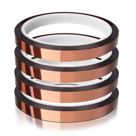 4 Rolls 10mm x33m (108ft) High Temperature Heat Resistant Tape Heat