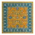 thumbnail image 3 of Unique Loom Medina Collection Area Rug - Hijaz (7' 10" Square Sunshine Yellow/Blue), 3 of 6