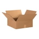 thumbnail image 1 of Cajas de envío Aviditi planas de 15 pulgadas de largo x 15 pulgadas de ancho x 6 pulgadas de alto, paquete de 25 | Caja de cartón corrugado para embalaje, mudanza y almacenamiento., 1 of 1