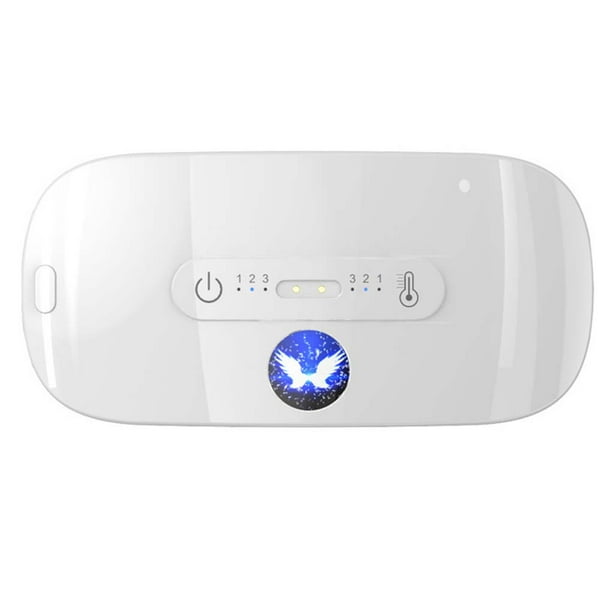 Jumpingount Cinturón de cintura con calefacción Abdominal para mujer, masajeador de calefacción con para el vientre, portátil, múltiples Protección de la piel Blanco Jumpingount CE014813-01
