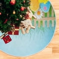 thumbnail image 5 of FMSHPON Decorated Easter Eggs Xmas Christmas Tree Skirt Stand Mat for Holiday Party Decoration Indoor Outdoor 36 inches, 5 of 6