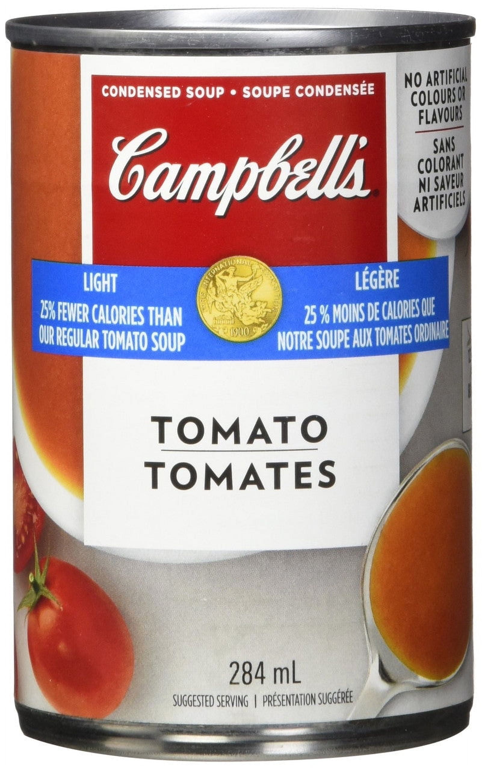 Campbell's Light Tomato Soup, 284ml/9.6 oz - Walmart.com