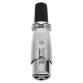 thumbnail image 3 of Conector de terminal XLR para micrófonos, cable XLR balanceado, conector de micrófono para estudio de audio profesional y escenario, 3 of 8