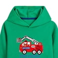 thumbnail image 5 of 11-12 Years Toddler Boys 2 Piece Outfit Set Fire Engine Graphic Hoodie and Pants, 5 of 5