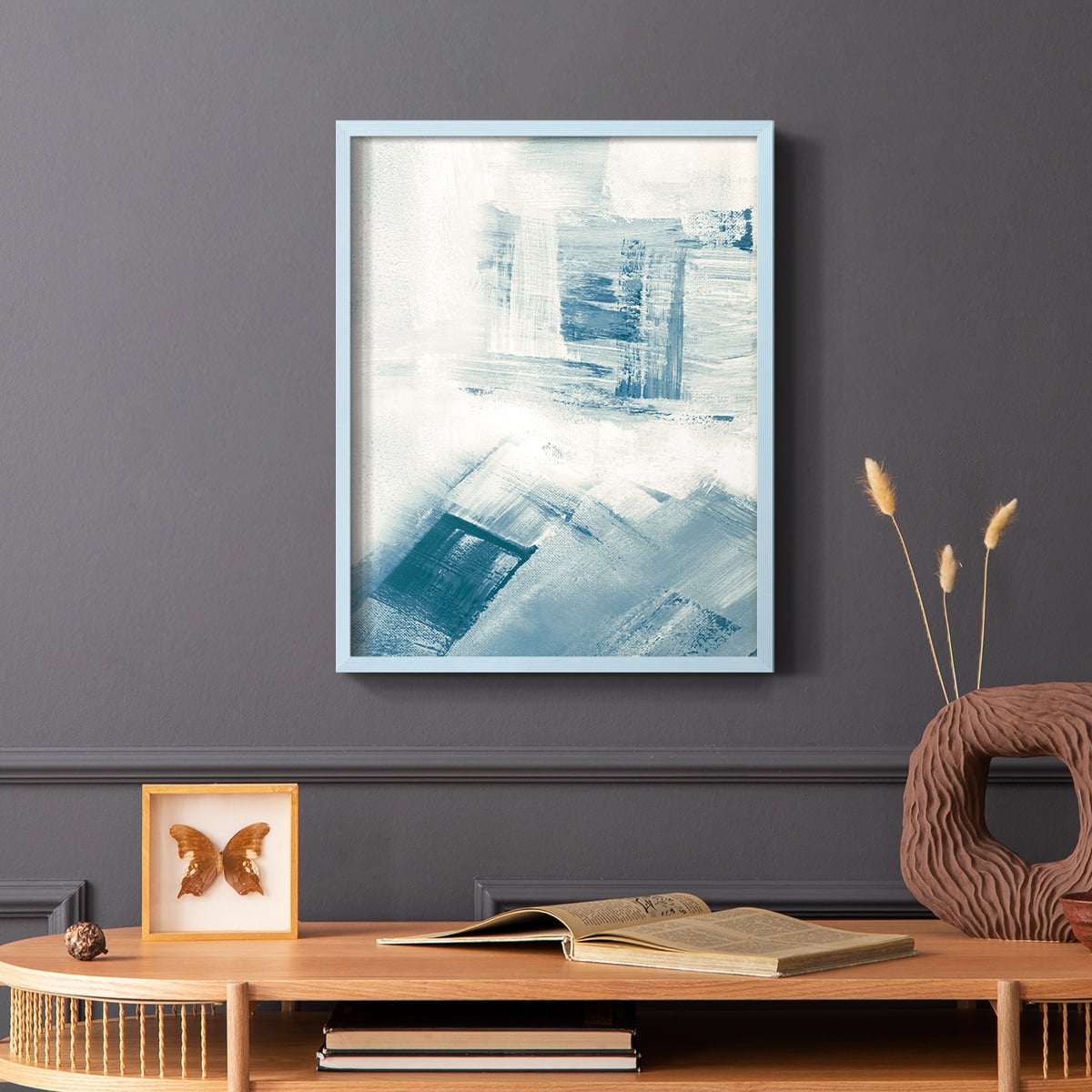 Wind Blown II Framed Print - Solid Wood in Single Picture Frame Solid Wood 2 Framed Print