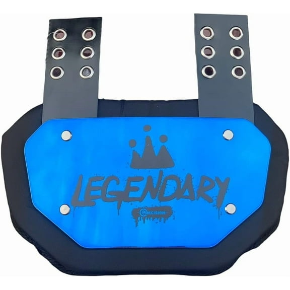 Precision Back Plate - Rear Protector Lower Back Pads for Football Players - Chrome Series