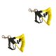 thumbnail image 1 of Yuarrent Kayak Paddle Leash con gancho largo fuerte caña de pescar cordón al aire libre multifuncional colorido anti-pérdida cuerda barco Amarillo 2Conjunto, 1 of 6