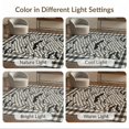 thumbnail image 7 of ODIKA 5'x7' Washable Area Rug Non-Slip, Chair-Friendly Bat Spooky Welcome Plaid Checkered Front Door Border Halloween Flowing Dynamic for Dining Room, Under Table, Home Office, 7 of 7