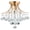 Gold, variant on Bestco 3-Light Crystal Chandelier Light Fixture Modern Flush Mount Ceiling Light Gold
