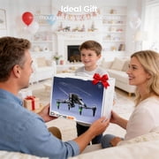 BEEPRINCESS 4.3 Screen RC Drone, 1080P Camera, Brushless Motor, 2 Batteries 30 Min Flight, 2.4G Quadcopter for Beginners