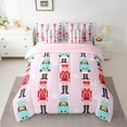 thumbnail image 2 of Castle Fairy Christmas Nutcracker 7-Piece Twin Bedding Sets for Teens,Winter Snowflake Bedding Comforter Set,Festival Xmas Breathable Sheet Sets,Breathable Home Decor, 2 of 8