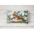 thumbnail image 2 of Carolines Treasures ASA2172PW1216 Coussin Décoratif en Tissu Écureuil Rouge Hiver, 2 of 3