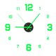thumbnail image 2 of Luminous Wall Clock Stickers, DIY Glowing Frameless Hanging Watches, DIY Sticker Wall Clocks For Kitchen, Bathroom, Home Decoration, Digital Luminous, Glowing Sticker Clock, DIY Hanging Wall, 2 of 7